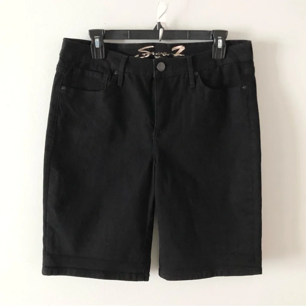 Seven7 Sunset Bermuda Denim Shorts 12